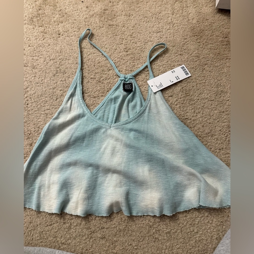 Urban outfitters blue and white tank top. New with tags!!